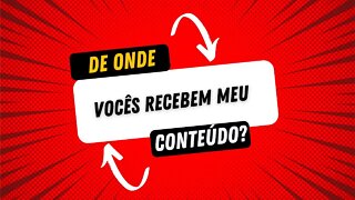 Como você recebe meus vídeos?