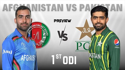 Pakistan vs Afghanistan 1st odi Match Full Highlights 2023