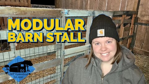 Modular Barn Stall from FREE Pallets!