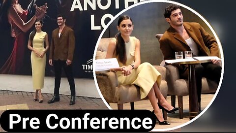 Hande Erçel and Burak Deniz from the MIPCOM fair pre-conference in Cannes France
