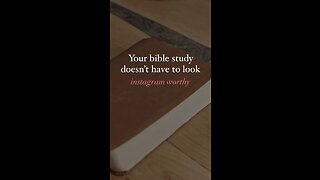 Your Bible study time
