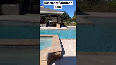 Basement & Outdoor area quick home tour. #shorts