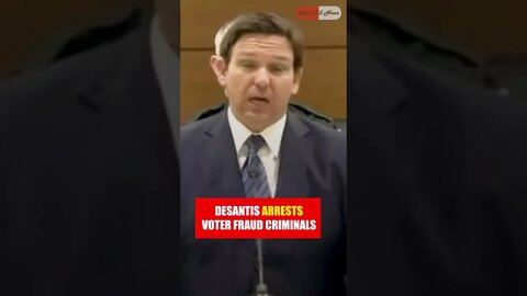 Governor Ron DeSantis Goes Full GOBLIN MODE And Arrests 20 Criminals For Voter Fraud