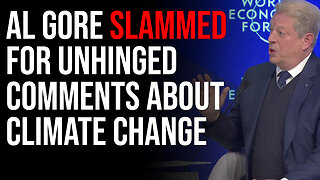 Al Gore SLAMMED For Unhinged Comments About Climate Change, Beware Of Rain Bombs & Boiling Oceans