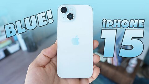 Blue iPhone 15 is My Favorite! Unboxing & Color Impressions!