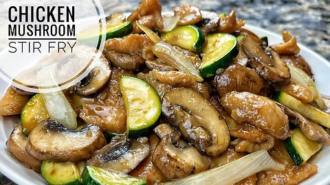 Chicken And Mushroom Stir Fry ｜Delicious 20 Minute Meal, Quick And Tasty recipe