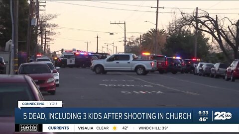 5 dead, including 3 children after church shoorting