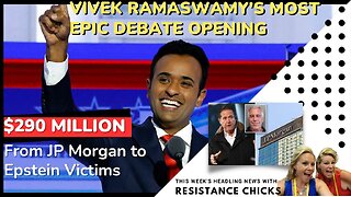 Vivek Ramaswamy's Epic Debate- $290 Million: JP Morgan to Epstein Victims Top News 11/10/23