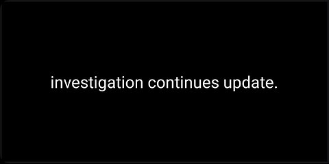 the investigation proceeds