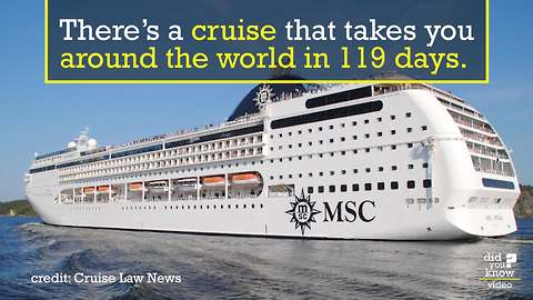 All aboard this amazing worldwide cruise