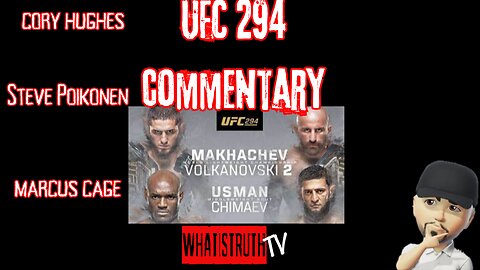 UFC 294 Commentary | Cory Hughes | Steve Poikonen | Marcus Cage