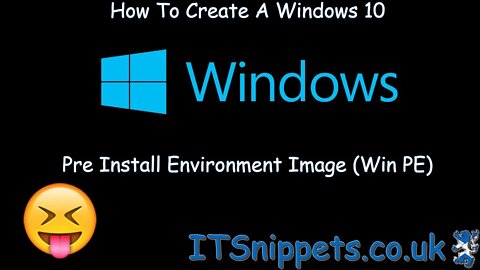 How To Create A Windows 10 Pre Install Environment (WinPE)(@youtube, @ytcreators)