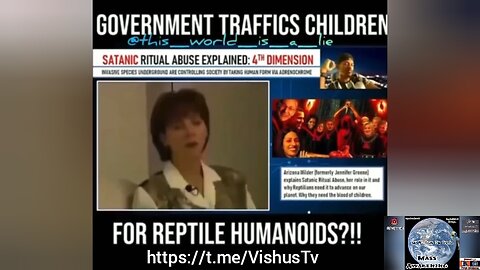 Our Government Has Been Trafficking For These Reptilians... #VishusTv 📺