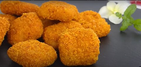 Homemade Chicken Nuggets Recipe | How To Make Crispy Nuggets for kids lunch box