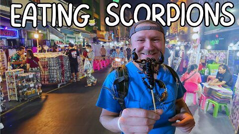 Taste Testing Scorpions on Khao San Road