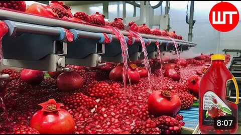 How Pomegranate Juice Made In Factory?