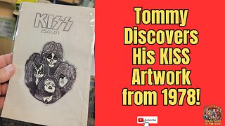 Discovering a Long Forgotten Piece of KISS Artwork from 1978 #kiss