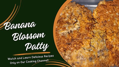 Banana Blossom Patty | Puso ng Saging Ukoy (Okoy)