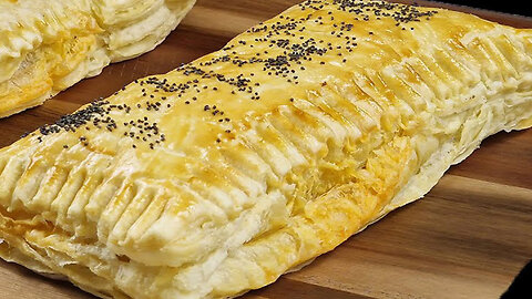 Quick recipe made with puff pastry