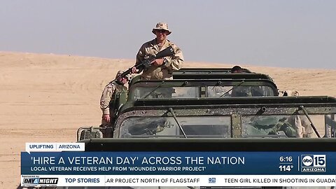 Hire a Veteran Day highlighting Warrior to Work program