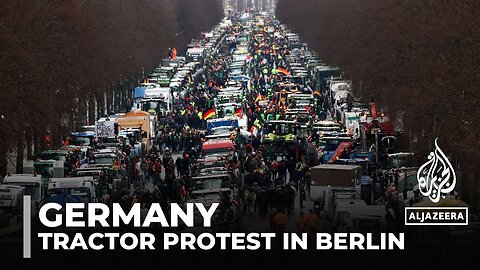 Thousands of tractors block Berlin traffic over plans to end diesel subsidy