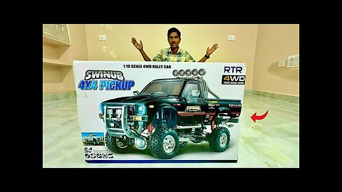 RC Trex Toyota Truck with ultimate crab walk Unboxing & Testing - Chatpat toy TV