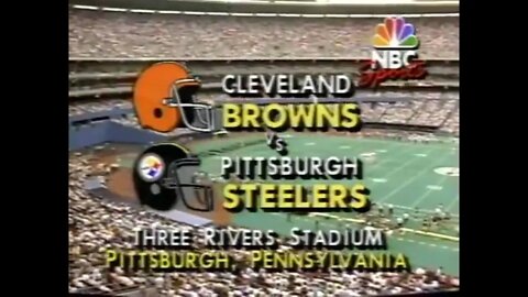 1989-09-10 Cleveland Browns vs Pittsburgh Steelers