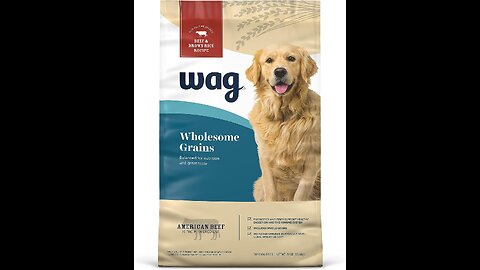 Dog Food, Beef and Brown Rice 30 lb Bag