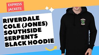 Riverdale Cole (Jones) Southside Serpents Black Hoodie | Riverdale | Express Jackets