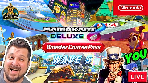 Wave 5 Courses are Here! Mario Kart 8 Deluxe! Playing with Viewers!