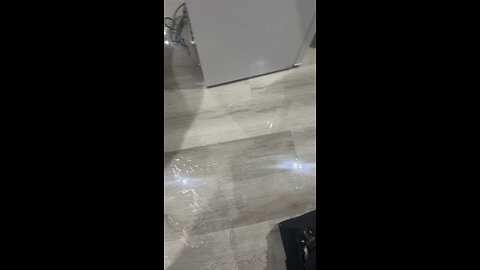 Water flooded on third floor