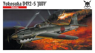 Unboxing The 1/48 Scale Yokosuka D4Y2-S "Judy" From FineMolds