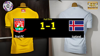 TRAT F.C vs. ICELAND | 1-1 | E-Football 2024 Gameplay | Full 4K & HDR