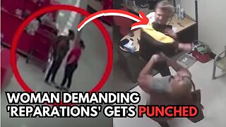 Woman DEMANDING 'Reparations' Gets PUNCHED in the face by Target Security Guard (Breaking News)