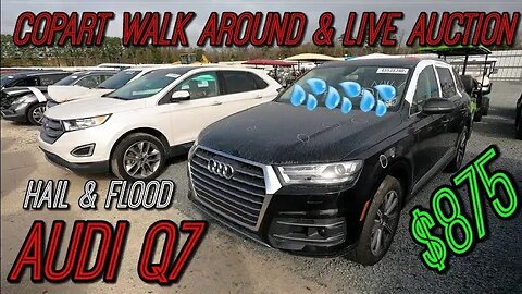 Copart Walk Around And Live Auction, Audi Q7 Super Cheap