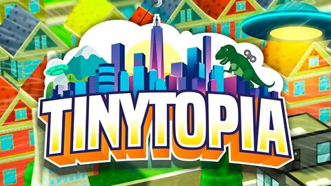 TINYTOPIA - Gameplay do início do jogo! Melhor que SimCity e Cities Skylines?! (PT-BR)