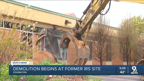 Covington starts demolition of IRS site ion Tax Day