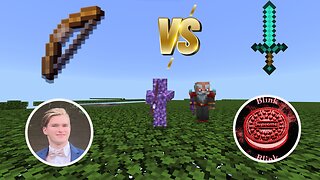 Will Little Mason ever get a kill?🤣(Minecraft Duel - Bow vs Sword)