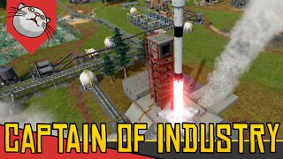 Complexas Linhas de Produção INDUSTRIAIS e Terraformação - Captain of Industry [Gameplay PT-BR]