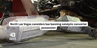 North Las Vegas considers law banning catalytic converter possession