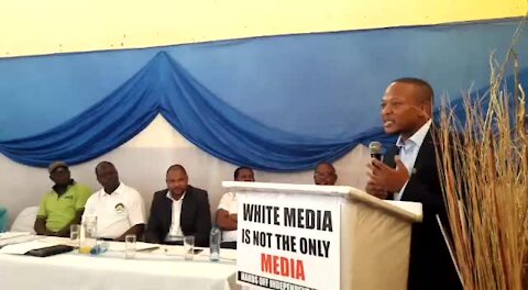 SOUTH AFRICA - Johannesburg - Support for Sekunjalo Independent Media (videos) (oot)