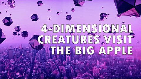 4-Dimensional Creatures Visit the Big Apple