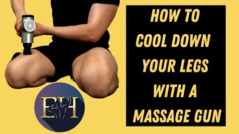 Cool Down How to use massage gun for runners | Mini Massage gun routine | Elite Sports Massage