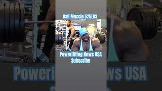 Kali Muscle: Full Blast Epic 525LBS Bench Press #viral #short