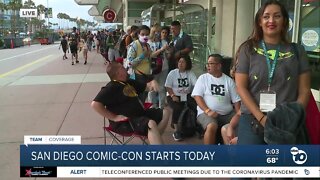 Fans wait for Comic-Con 2022 to kick off