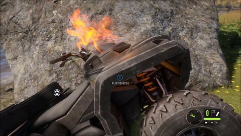 Setting The ATV On Fire And Shooting It Underwater - theHunter: Call Of The Wild - Let's Drive