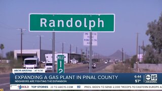 Gas plant plans in Coolidge concern neighbors, environmental groups
