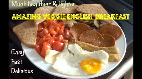 Weight Loss Full English Breakfast Yummy but Healthy & Lean. My husband is fooled by the fake meat!