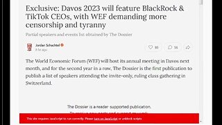 WEF Davis 2023 Leaked Panel and Speaker List. Topics For Global Enslavement 1-16-2023