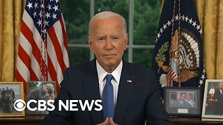 Biden gives first Oval Office address since ending 2024 reelection bid | Special Report| N-Now ✅